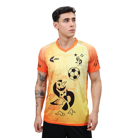 Camiseta Agricola La Venta Ica amarillo naranja