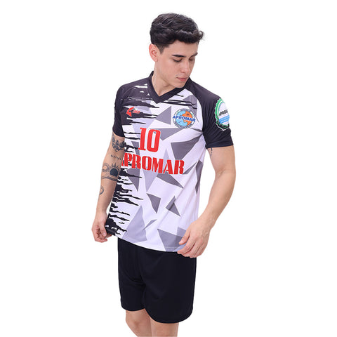 Camiseta Apromar Marcona negro blanco
