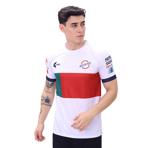 Camiseta BECHTEL Portugal Blanco rojo verde