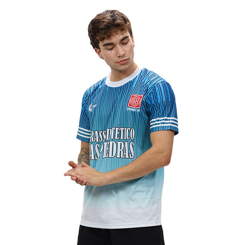 Camiseta CGB Promo 95 celeste azul marino blanco