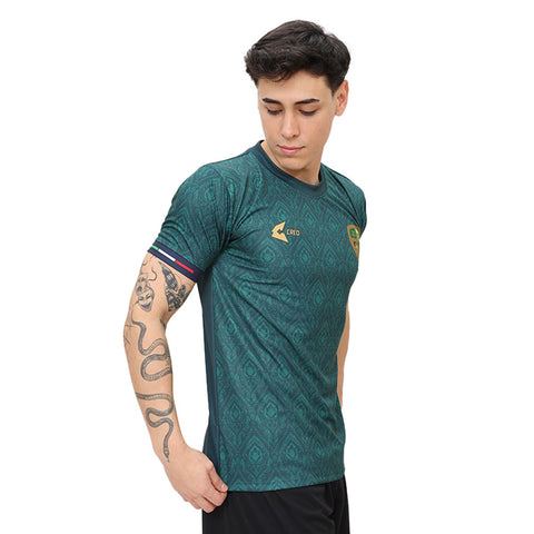 Camiseta Champagnat Italia verde petroleo azul marino