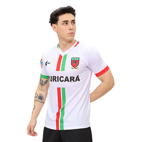 Camiseta Colegio Turicará blanco verde rojo