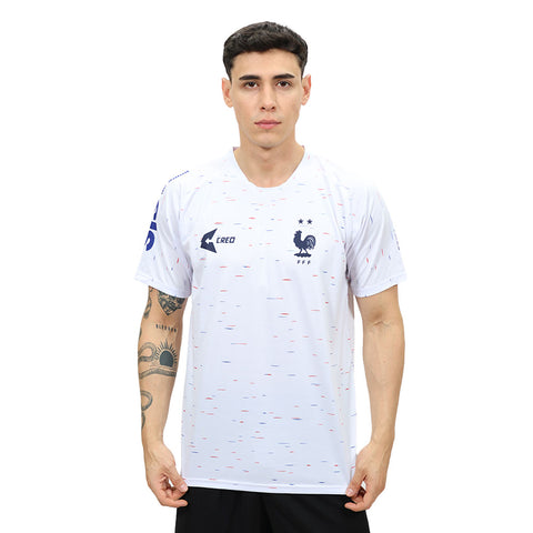 Camiseta Francia blanco azulino rojo