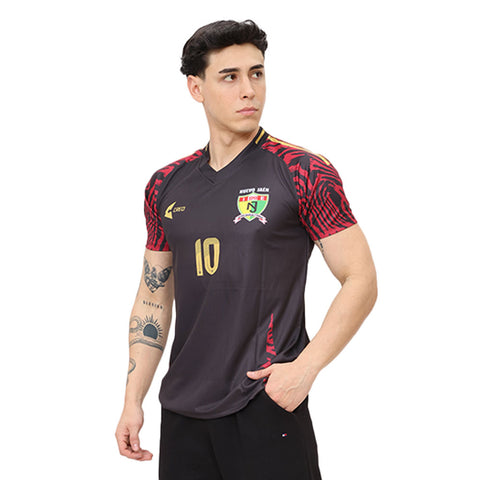 Camiseta IE Nuevo Jaén Perú negro rojo