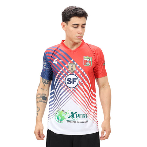 Camiseta IE San Fernando Rioja Francia rojo blanco azul marino