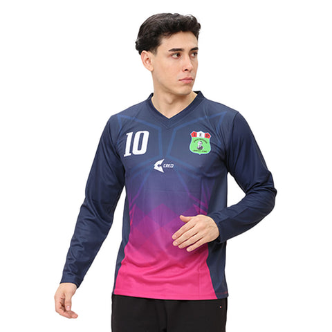 Camiseta IEP Jorge Basadre Oronccoy azul marino fucsia