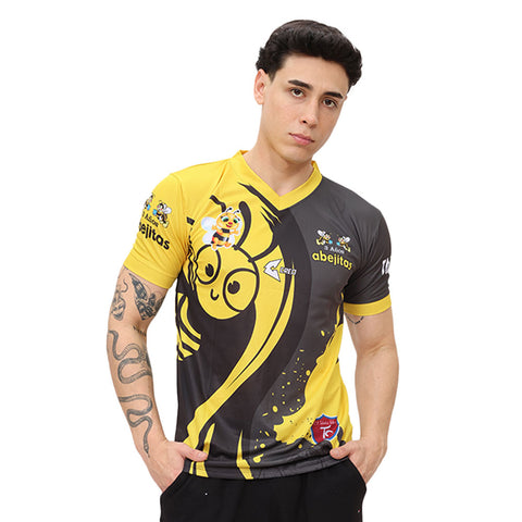 Camiseta IEP Talentos School Madre de Dios Abejitas negro amarillo