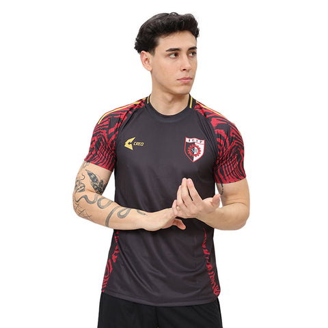 Camiseta IETP San Martín de Porres Acarí Perú negro rojo