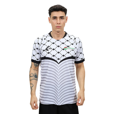 Camiseta PERHUSA Pangoa blanco negro