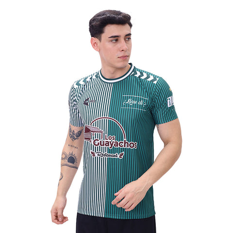 Camiseta de futbol Chachapoyas verde blanco