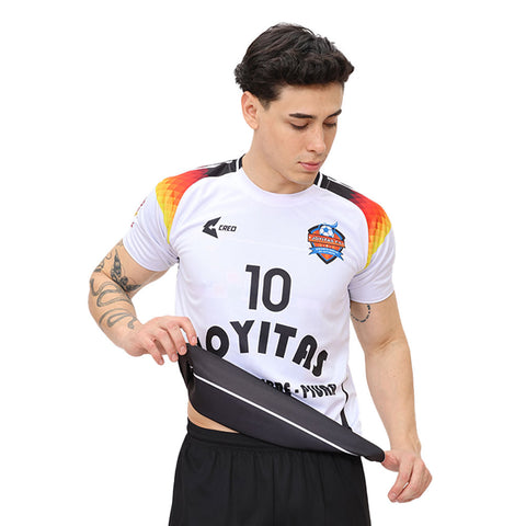 Camiseta reversible Academia Joyitas FC Piura Alemania blanco negro