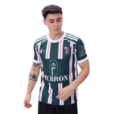 Camiseta reversible Colegio San Agustín Chiclayo blanco rojo verde