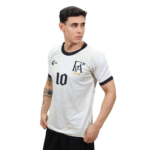 Camiseta reversible LA 2005 IE Fe y Alegria 39 negro crema