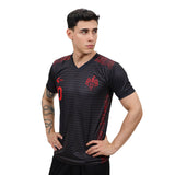 Camiseta reversible Perú FBC Melgar Arequipa azul marino negro rojo
