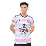 Camiseta reversible Promoción 2014 Colegio Salesiano Don Bosco Juventus Inter Miami blanco rosado negro