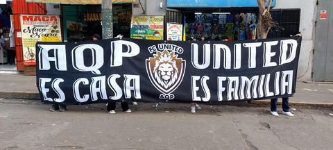 Banderola AQP United FC Arequipa