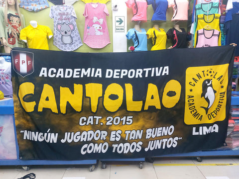 Banderola Academia Deportiva Cantolao Categoría 2015