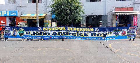Banderola Academia Deportiva John Andreick Rey