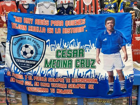 Banderola Academia de Fútbol Cesar Medina