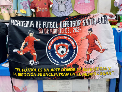 Banderola Academis de Fútbol Defensor Santa Rosa