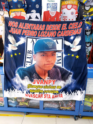 Banderola Alianza Lima JVANPY Huascar Santa Anita