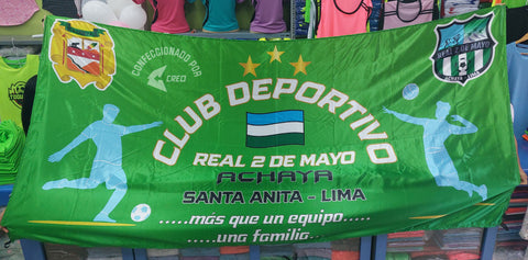 Banderola CD Real 2 de Mayo Achaya