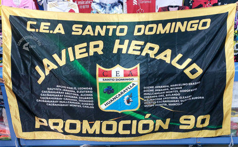 Banderola CEA Santo Domingo Promocion 1990