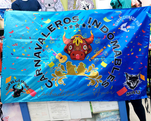 Banderola Carnavaleros Indomables