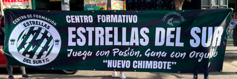 Banderola Centro Formativo Estrellas del Sur Nuevo Chimbote