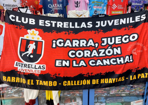 Banderola Club Estrellas Juveniles El Tambo
