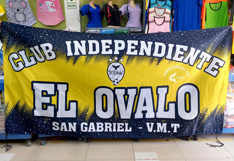 Banderola Club Independiente El Ovalo San Gabriel