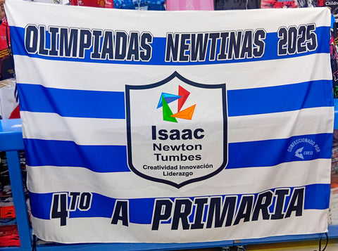 Banderola Colegio Isaac Newton Tumbes 4TO A Primaria
