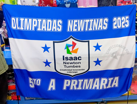 Banderola Colegio Isaac Newton Tumbes 5TO A Primaria