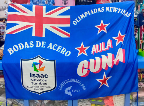 Banderola Colegio Isaac Newton Tumbes Aula Cuna