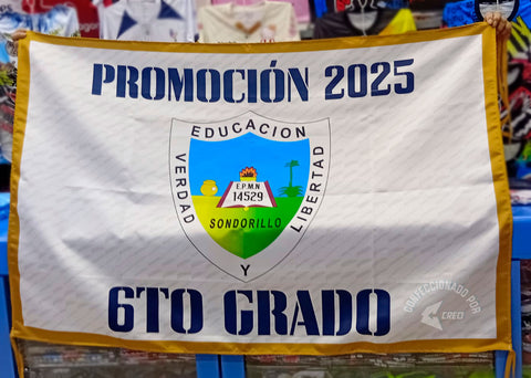 Banderola Colegio Sondorillo 6TO Grado