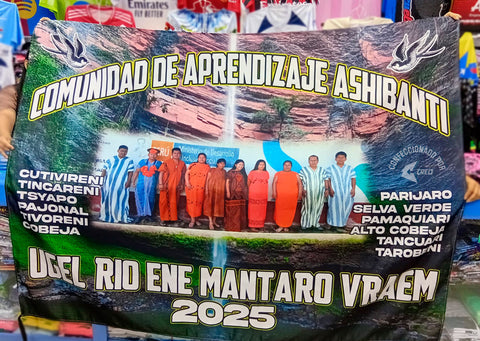 Banderola Comunidad de Aprendizaje Ashibanti