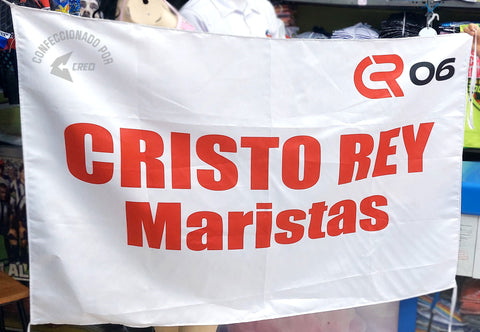 Banderola Cristo Rey Maristas