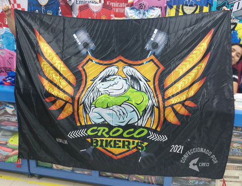 Banderola Croco Bikers