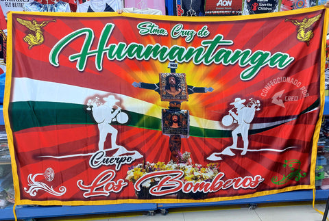 Banderola Cuerpo Los Bomberos Huamantanga