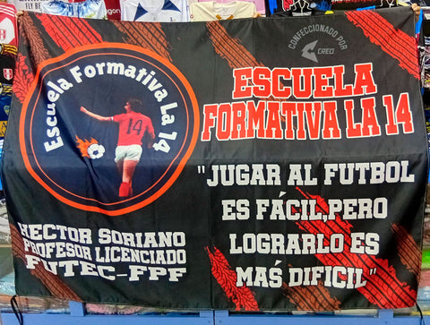 Banderola Escuela Formativa La 14