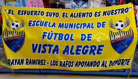 Banderola Escuela Municipal de Fútbol de Vista Alegre