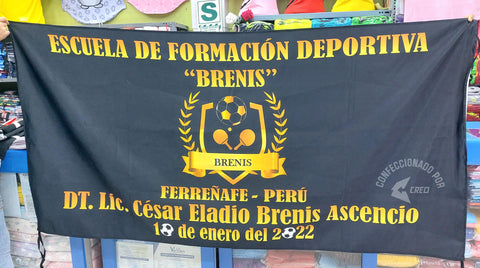 Banderola Escuela de Formación Deportiva BRENIS Ferreñafe