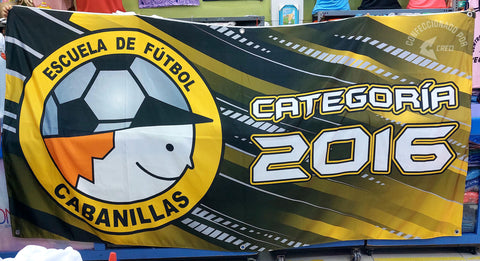 Banderola Escuela de Fútbol Cabanillas Categoría 2016