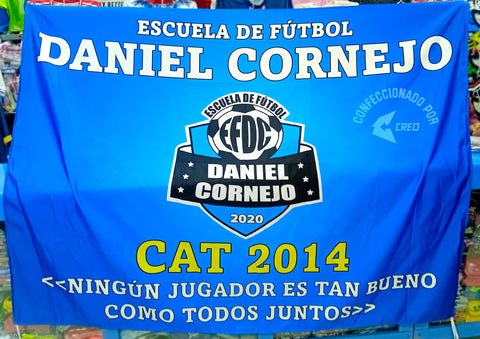 Banderola Escuela de Fútbol Daniel Cornejo