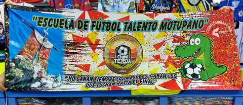 Banderola Escuela de Fútbol Talento Motupano