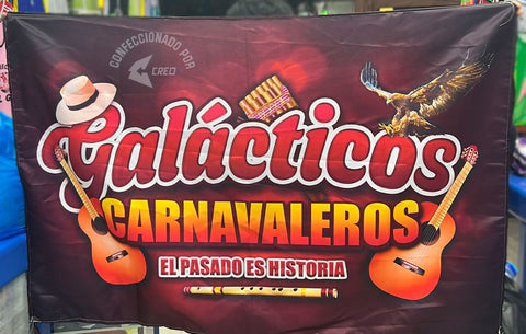 Banderola Galácticos Carnavaleros
