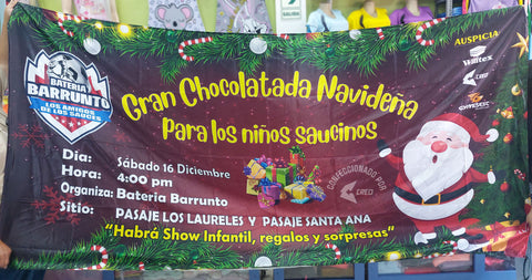 Banderola Gran Chocolatada Navideña
