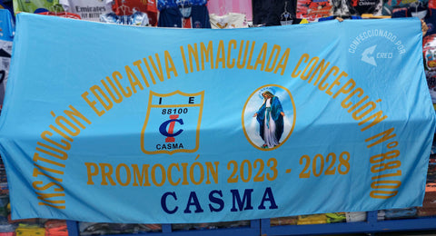 Banderola IE Inmaculada Concepción Casma