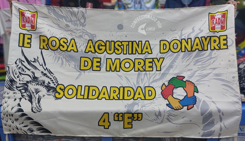 Banderola IE Rosa Agustina Donayre de Morey Solidaridad
