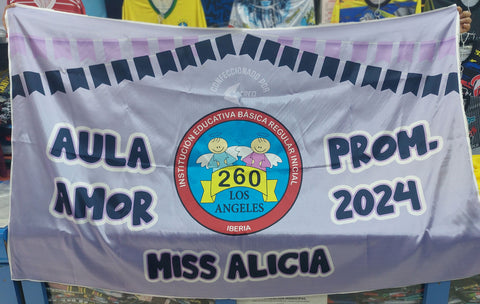 Banderola IEBRI 260 Los Ángeles Iberia Aula Amor